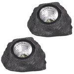 2 - Pack Solar Rock Landscape Lights for Outdoors - Digwee