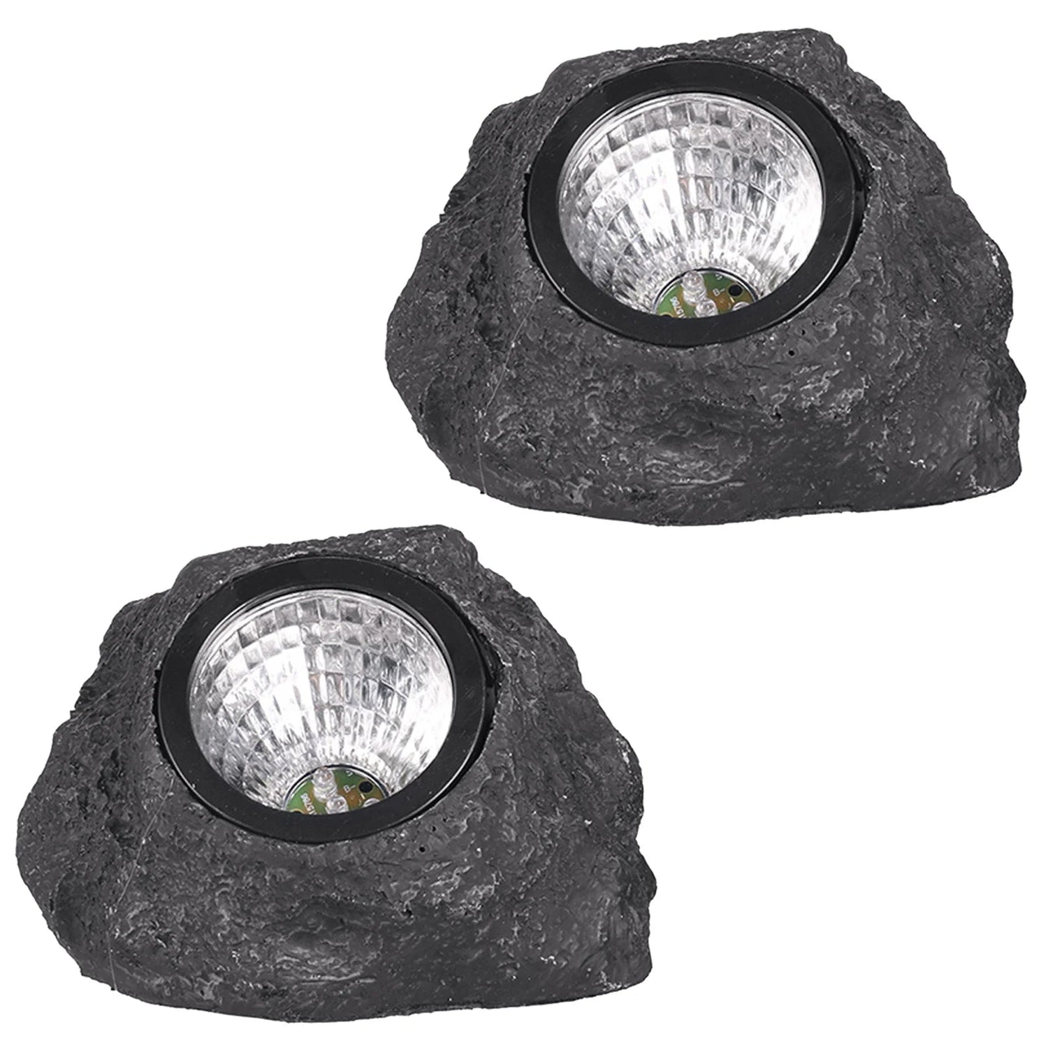 2 - Pack Solar Rock Landscape Lights for Outdoors - Digwee
