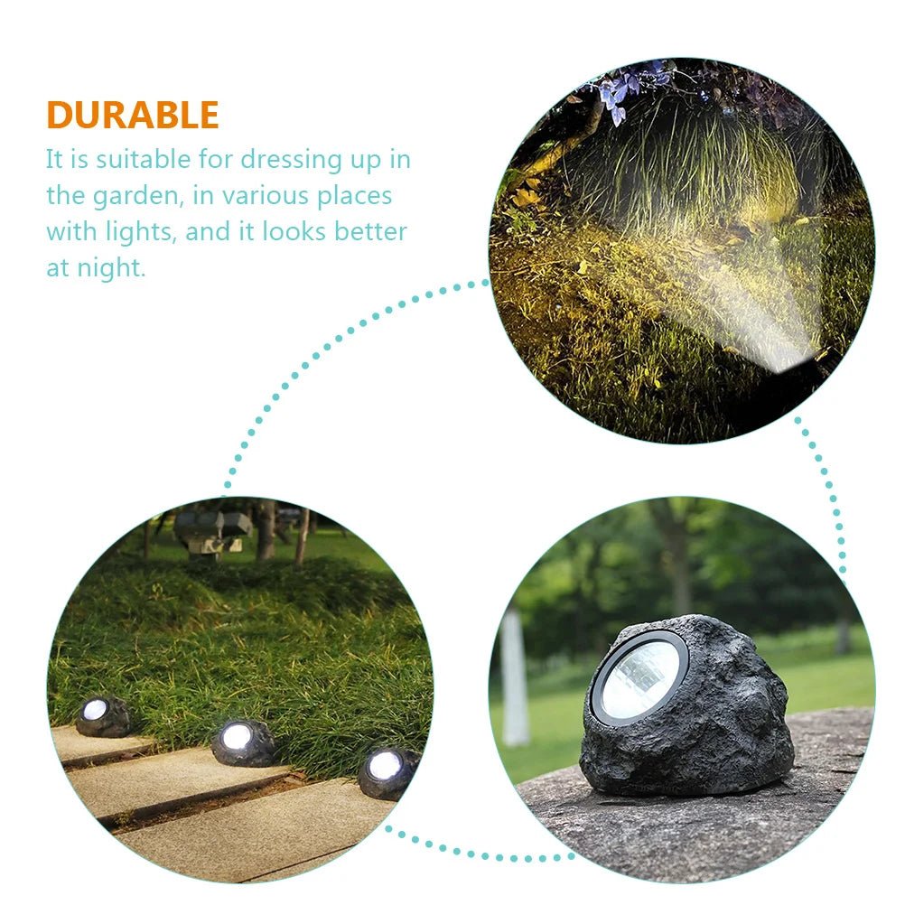 2 - Pack Solar Rock Landscape Lights for Outdoors - Digwee