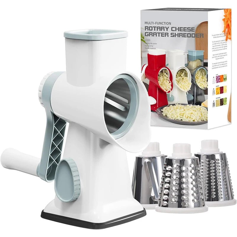 3 - in - 1 Rotary Cheese Grater - Digwee