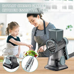 3 - in - 1 Rotary Cheese Grater - Digwee
