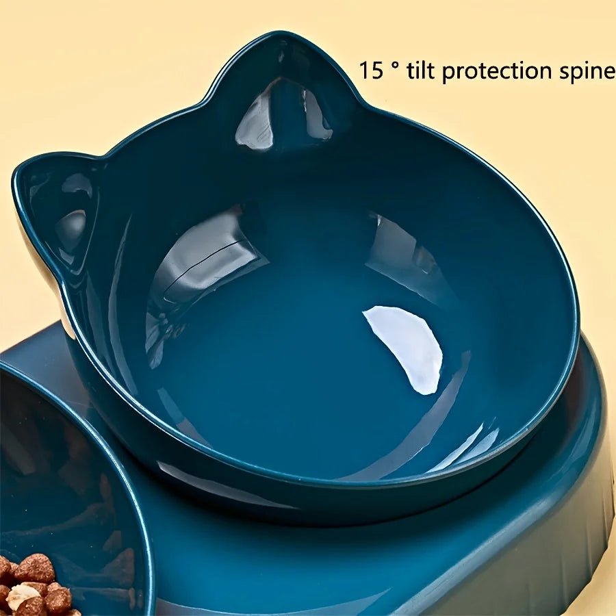 3 - in - 1 Tilted Cat Bowl Set - Digwee