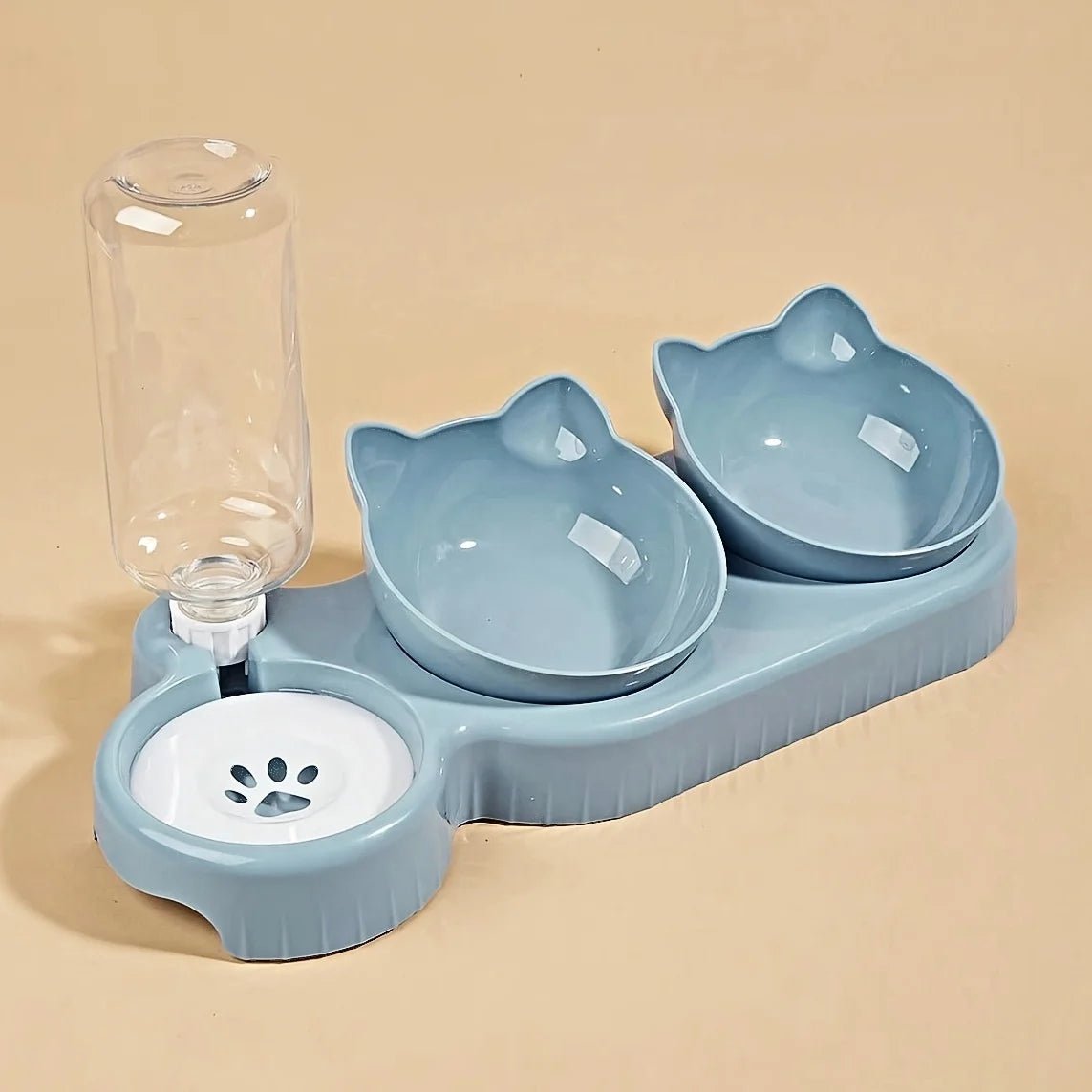 3 - in - 1 Tilted Cat Bowl Set - Digwee