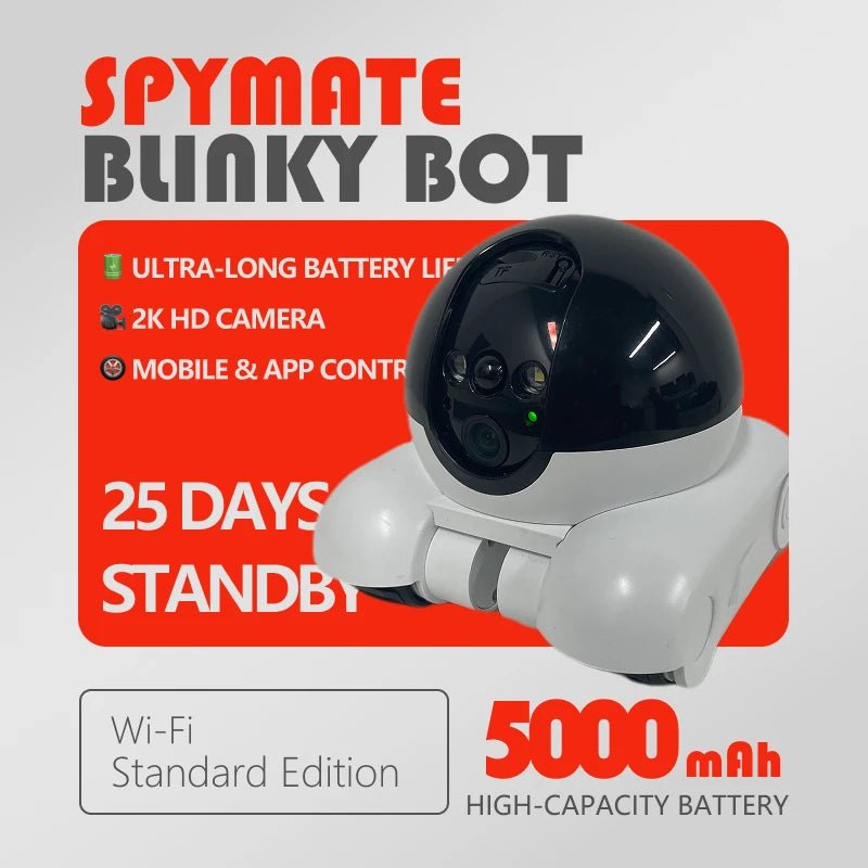 360° Pet Surveillance Robot Camera with Audio - Digwee