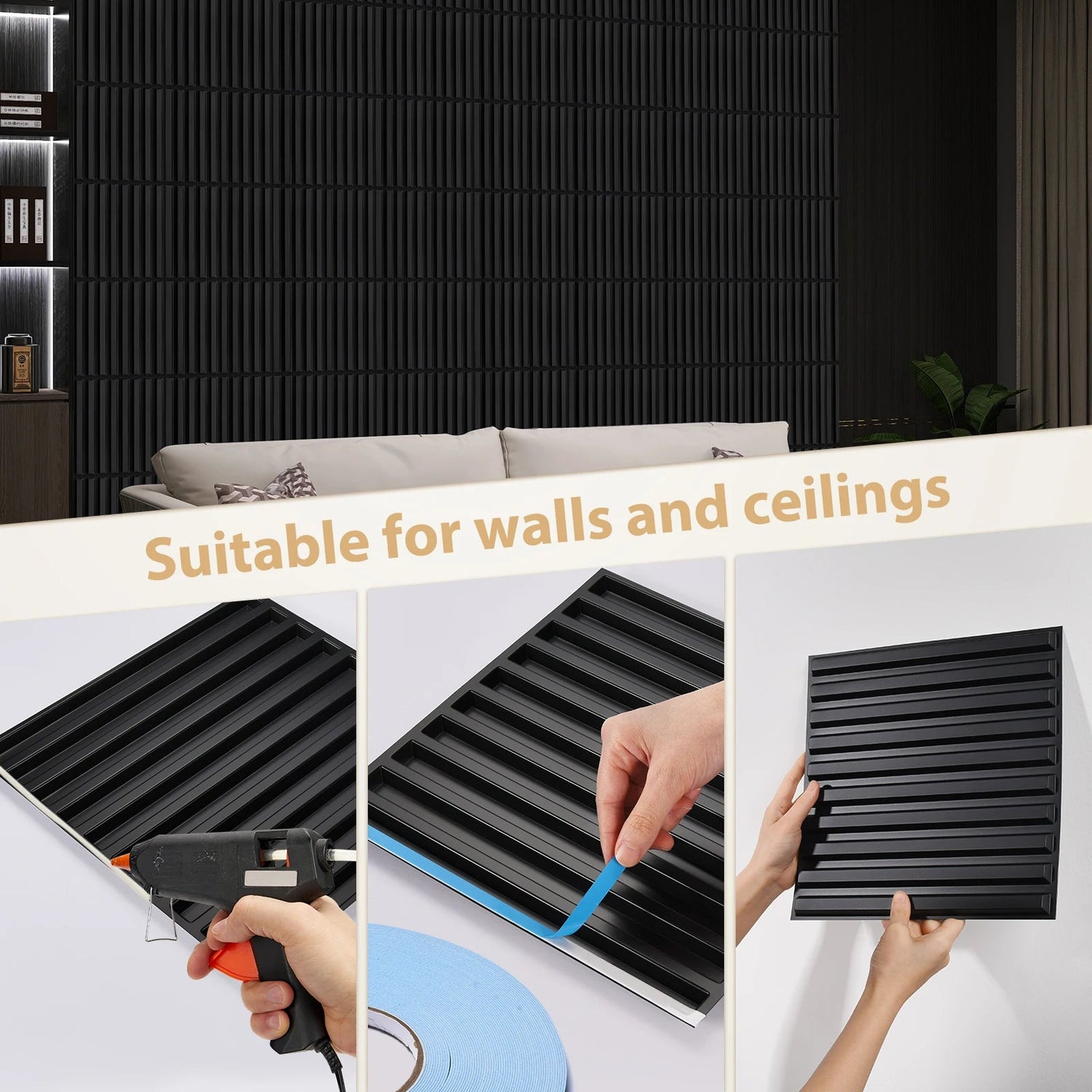 3D Fluted PVC Slat Wall Panels - Digwee