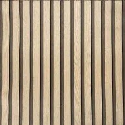 3D Oak Wood Slat Effect PVC Wallpaper Roll - Digwee