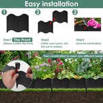 3m DIY Plastic Lawn Edging Garden Fence - Digwee