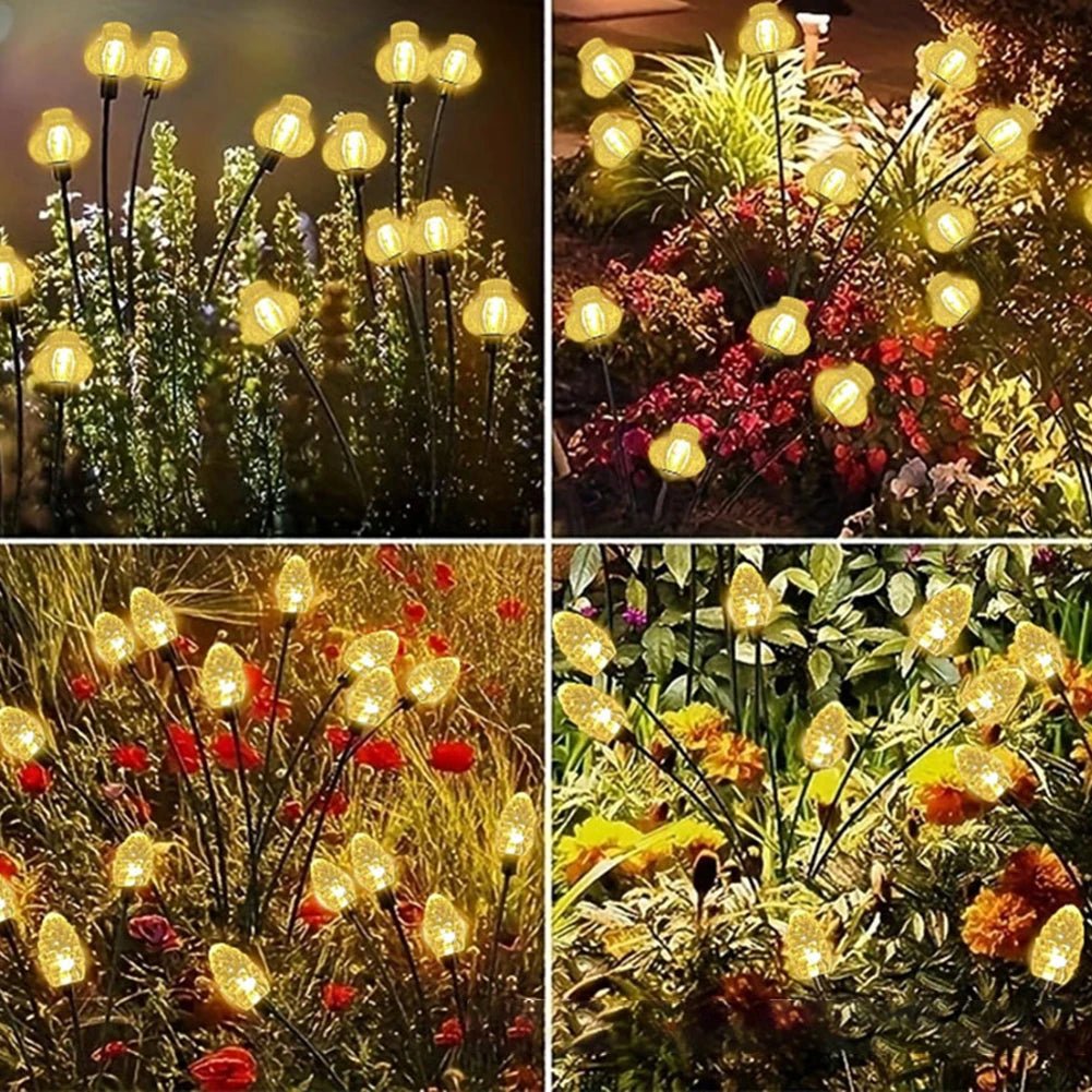 4 - Pack Solar LED Lantern Garden Ground Lights - Digwee