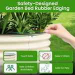 42" Round Metal Raised Garden Bed Planter - Digwee