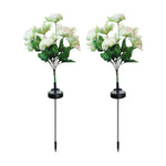 70cm Solar Carnation LED Garden Stake Lights - Digwee