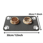 Absorbent Pet Feeding Mat with Waterproof Backing - Digwee