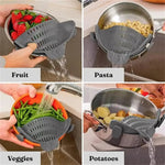 Adjustable Clip - On Pot Strainer - Digwee