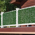 Artificial Green Leaf Privacy Fence Panel - Digwee
