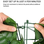 Artificial Green Leaf Privacy Fence Panel - Digwee