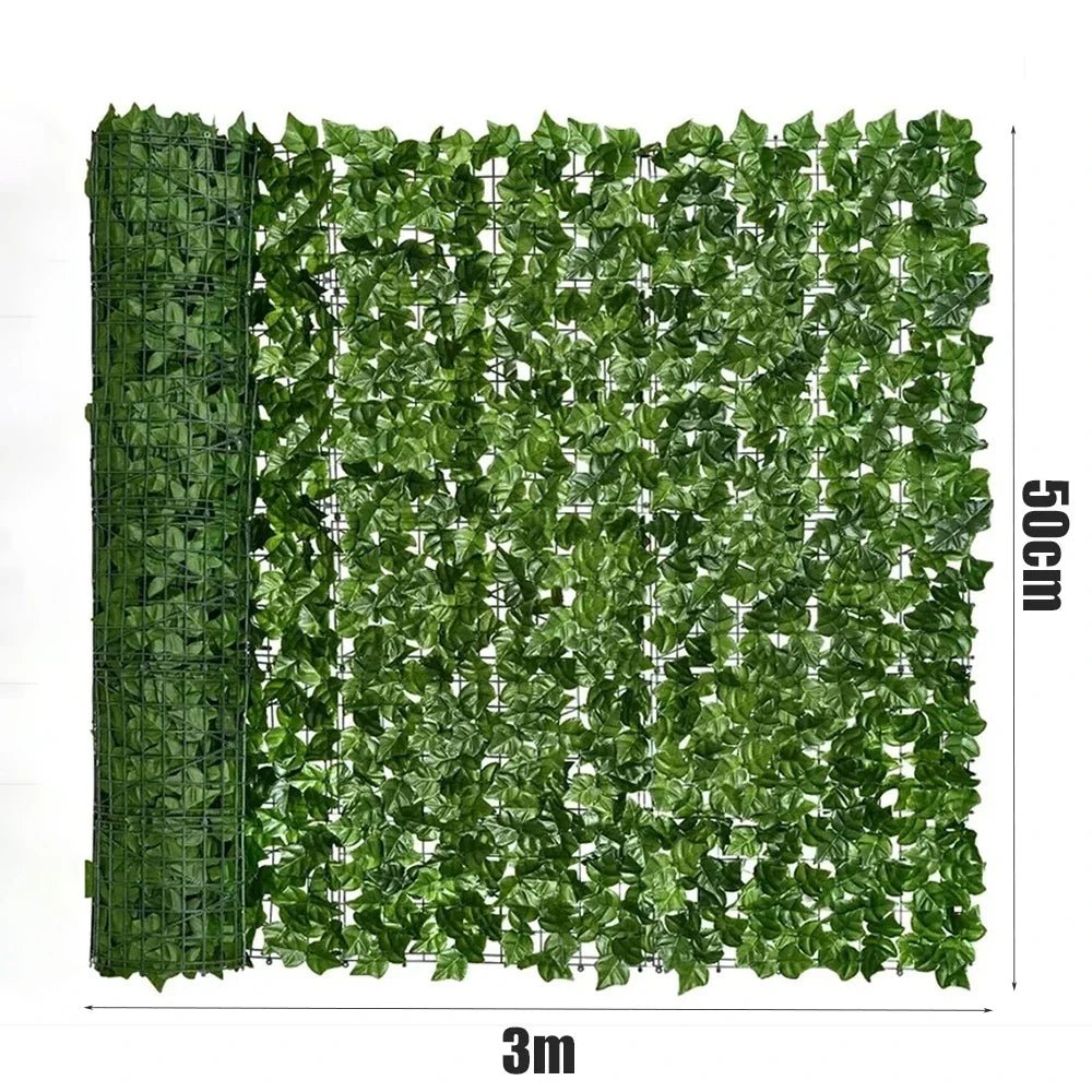Artificial Green Leaf Privacy Fence Panel - Digwee