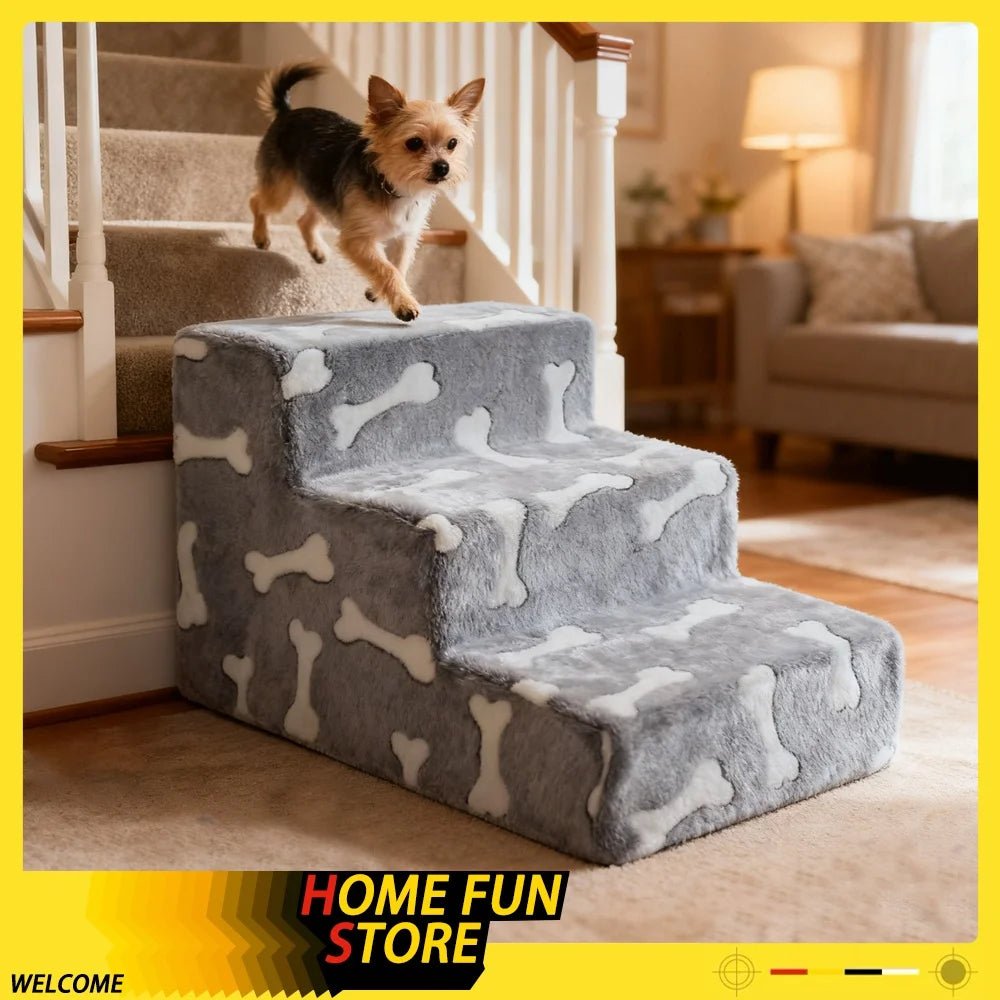 Bone - Shaped Pet Stairs for Bed and Sofa - Digwee