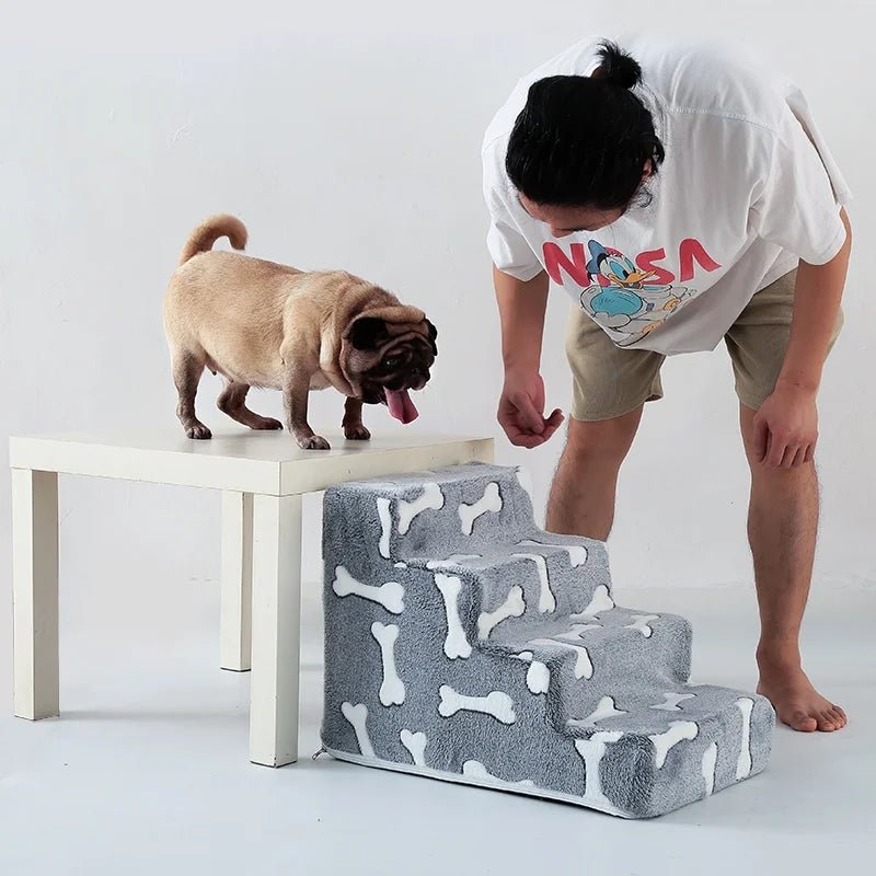 Bone - Shaped Pet Stairs for Bed and Sofa - Digwee