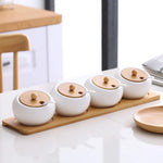 Ceramic Seasoning Jar With Lid - Digwee
