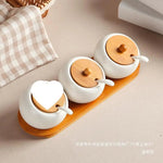 Ceramic Seasoning Jar With Lid - Digwee