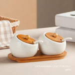 Ceramic Seasoning Jar With Lid - Digwee