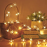Cherry Blossom Flower Garland LED String Lights - Digwee