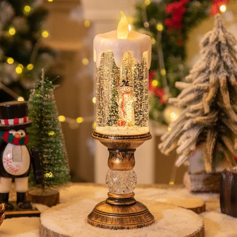 Christmas Candles, Crystal Lights, and Snowflake Decor - Digwee