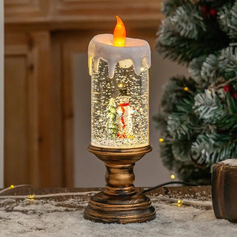 Christmas Candles, Crystal Lights, and Snowflake Decor - Digwee