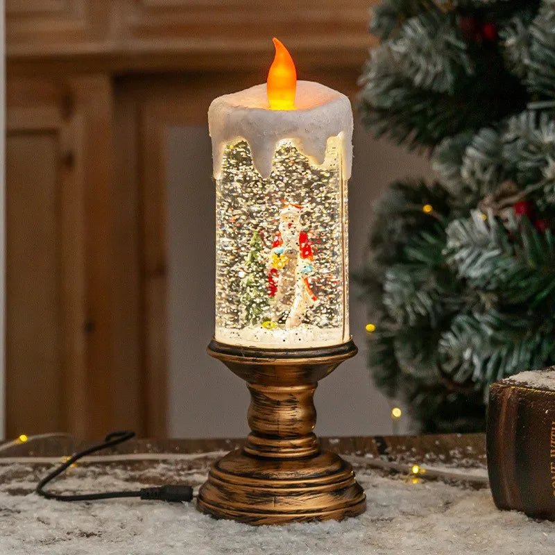 Christmas Candles, Crystal Lights, and Snowflake Decor - Digwee