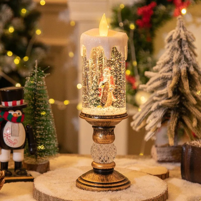 Christmas Candles, Crystal Lights, and Snowflake Decor - Digwee