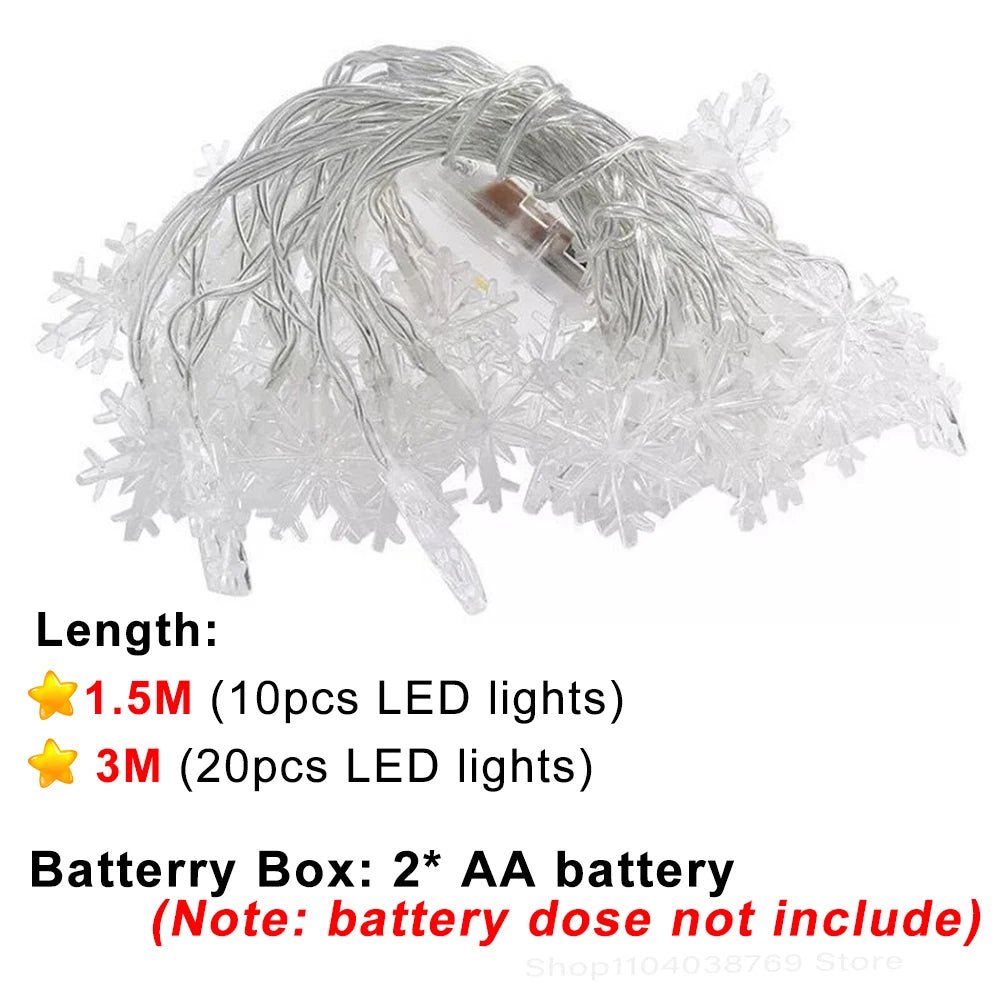 ✨ Christmas LED Acrylic String Lights - Digwee