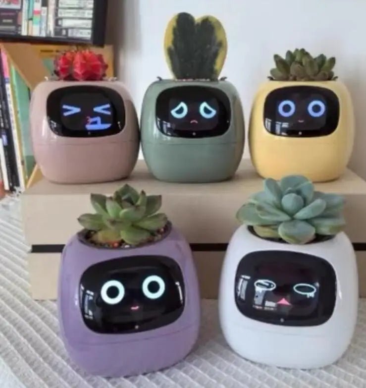Cute Smart Digital Planter with USB Charging - Digwee