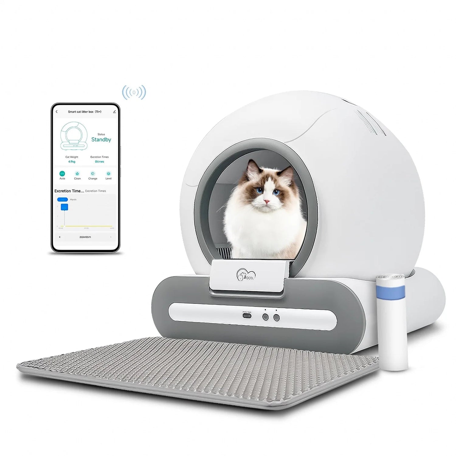 DOEL Smart Self - Cleaning Cat Litter Box - Digwee