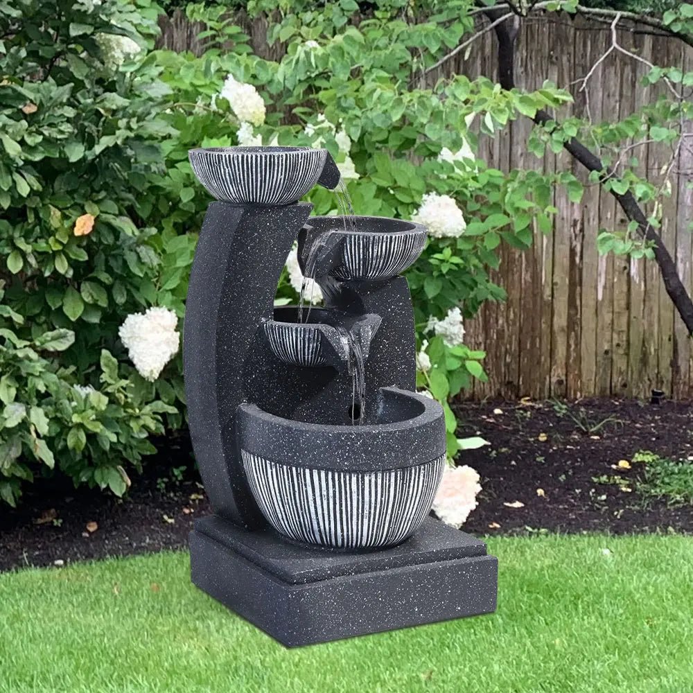 Electric Freestanding Rockery Garden Fountain Decor - Digwee