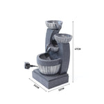 Electric Freestanding Rockery Garden Fountain Decor - Digwee