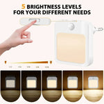 EU Plug LED Motion Sensor Night Light - Digwee