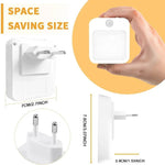 EU Plug LED Motion Sensor Night Light - Digwee