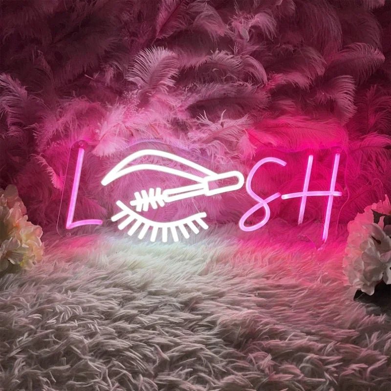Eyelashes Neon Sign for Lash Studio Decor - Digwee