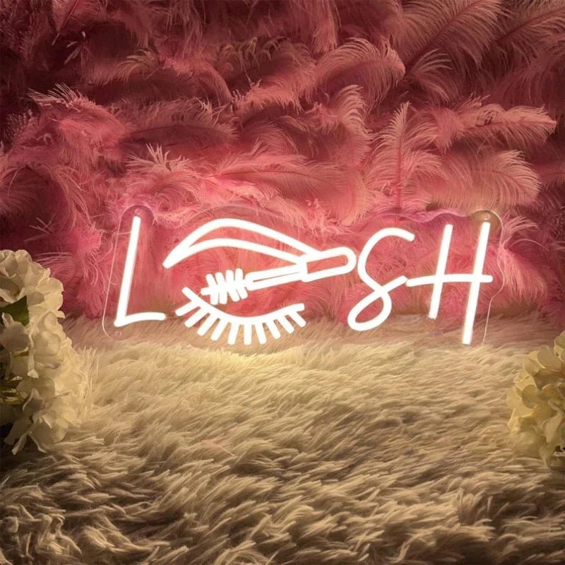 Eyelashes Neon Sign for Lash Studio Decor - Digwee