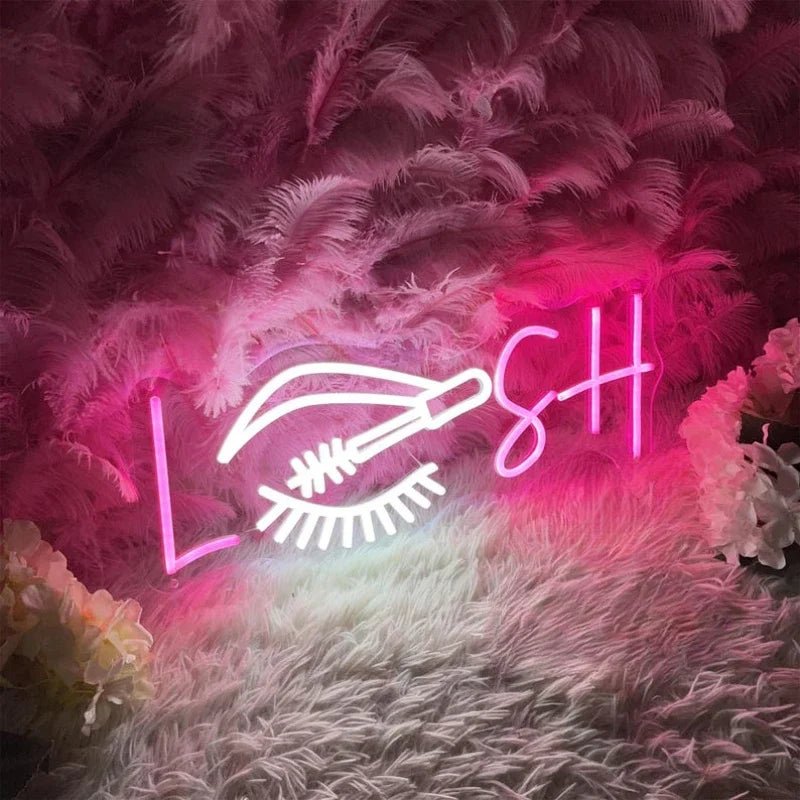 Eyelashes Neon Sign for Lash Studio Decor - Digwee