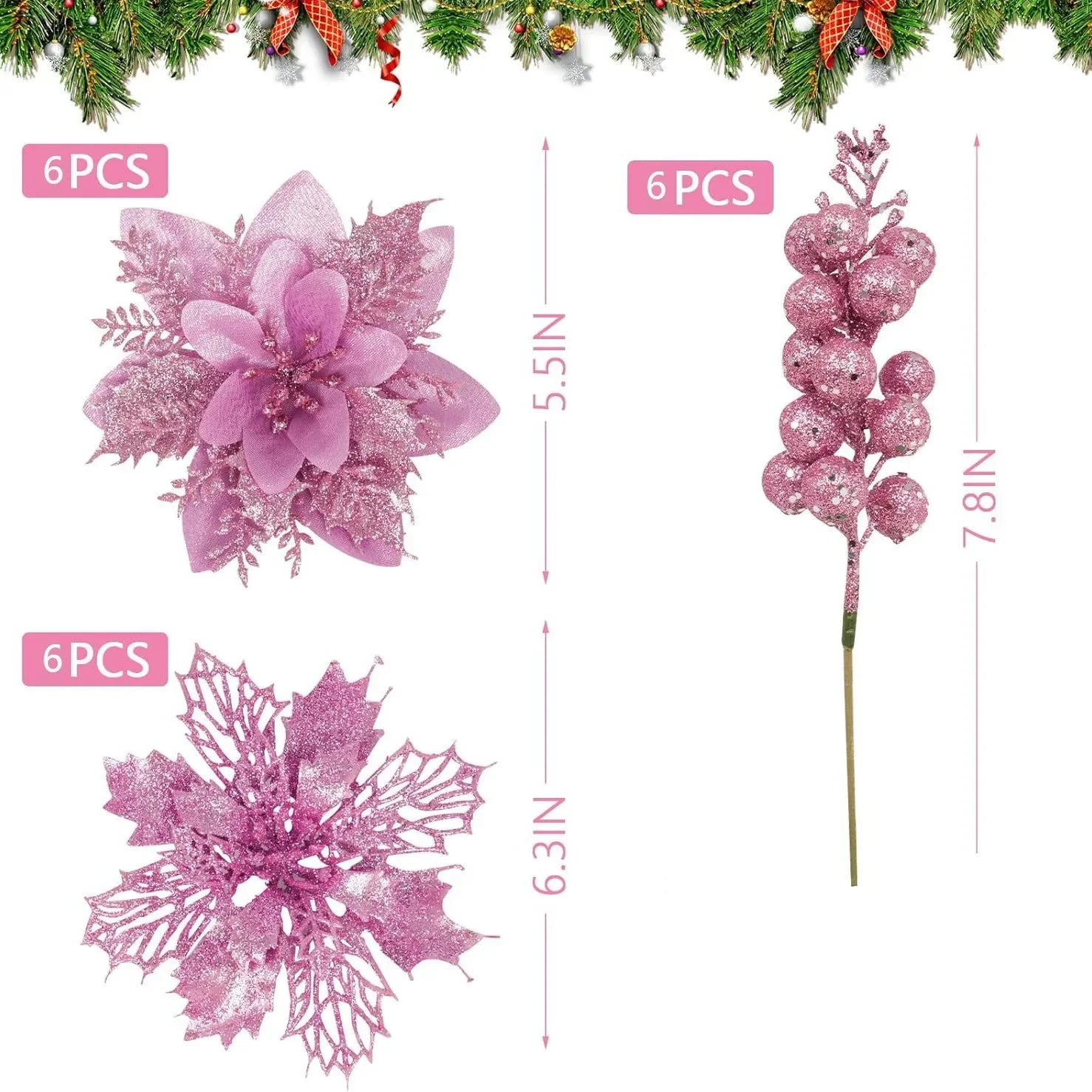 Festive Plastic Ornament Collection - Digwee