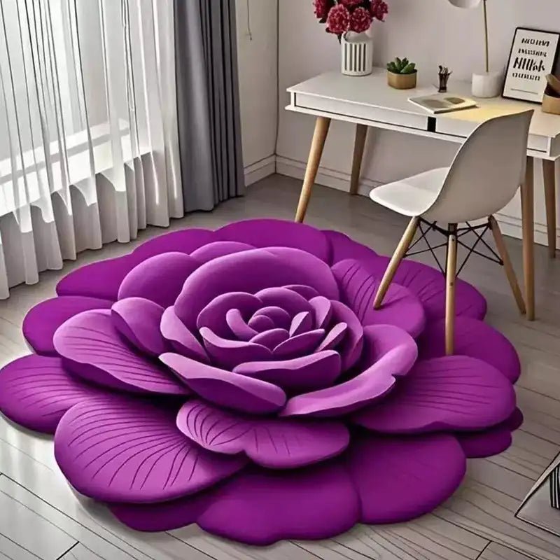 Floral Fast - Dry Anti - Slip Floor Mat - Digwee