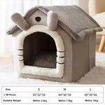 Foldable Winter Pet Cave Bed - Digwee
