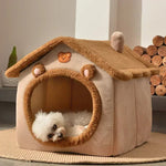 Foldable Winter Pet Cave Bed - Digwee