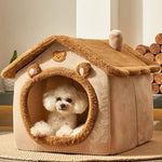 Foldable Winter Pet Cave Bed - Digwee