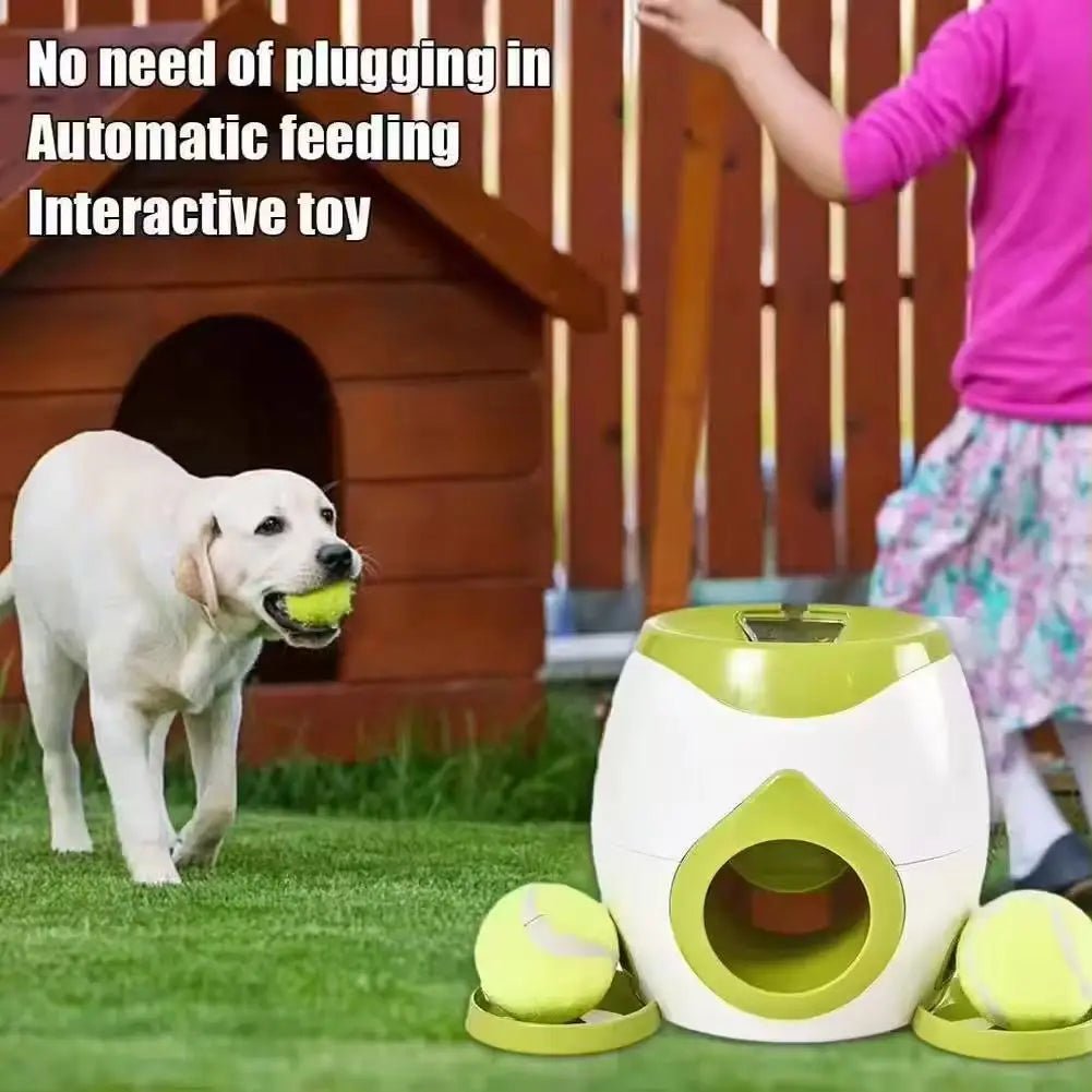 Interactive Tennis Dispenser and Treat Machine - Digwee