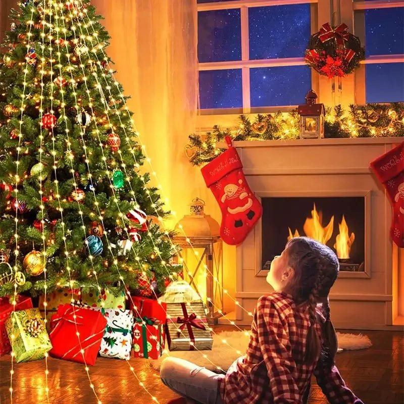LED Christmas Waterfall String Lights - Digwee