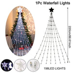 LED Christmas Waterfall String Lights - Digwee