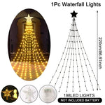 LED Christmas Waterfall String Lights - Digwee