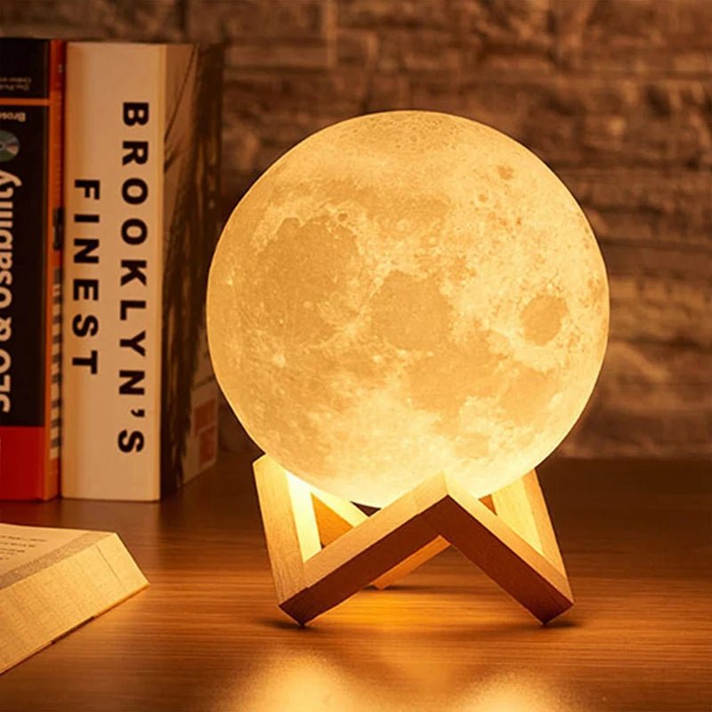 LED Moon Book Light for Bedroom Decor - Digwee
