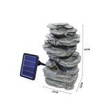 LED Rockery Waterfall Fountain for Garden Decor - Digwee